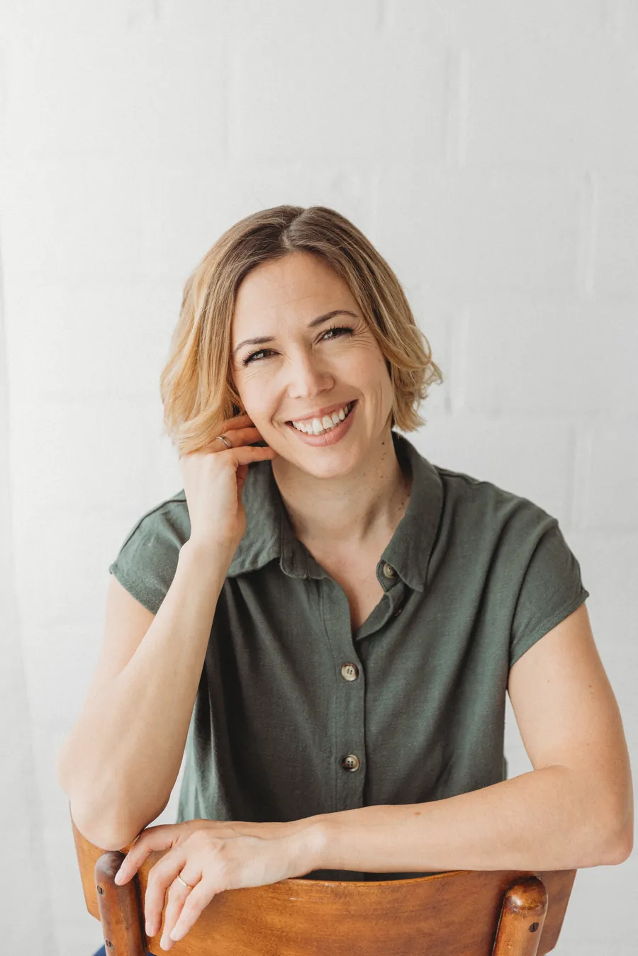Portrait de Julia Volpe, réflexologue diplômée à Bellevue près de Genève